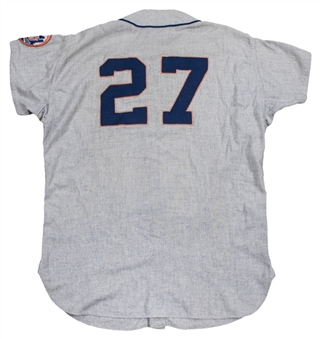 1962 Larry Foss Game Used New York Mets Road Jersey